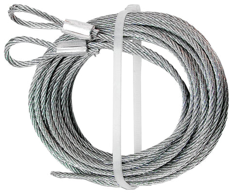 Prime-Line GD 52101 Aircraft Cable, 3/32 in Dia, 12 ft L, Carbon Steel, Galvanized