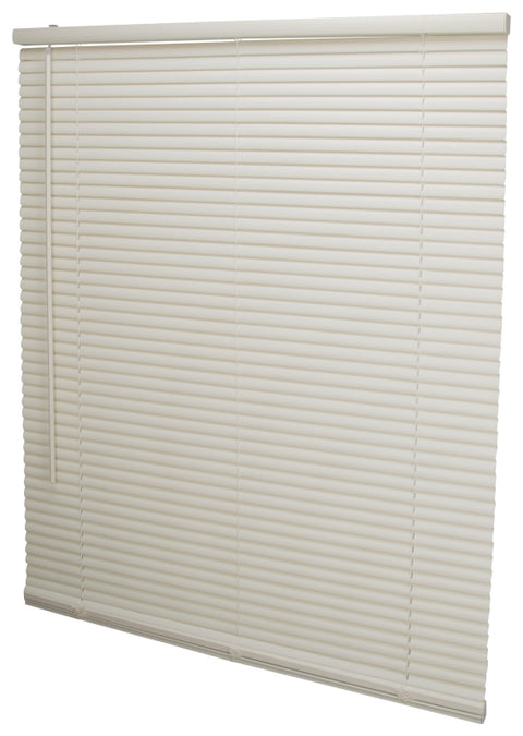 Simple Spaces PVCMB-11AA Blind, 64 in L, 36 in W, Vinyl, Alabaster, Pack of 4