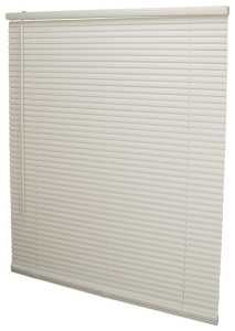 Simple Spaces PVCMB-12AA Blind, 64 in L, 39 in W, Vinyl, Alabaster, Pack of 4
