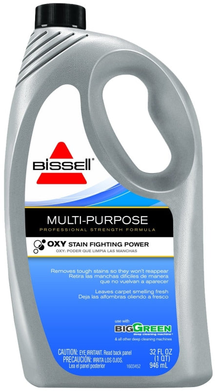 Bissell 85T6 Carpet Cleaner, 32 oz, Bottle, Liquid, Characteristic, Pale Yellow