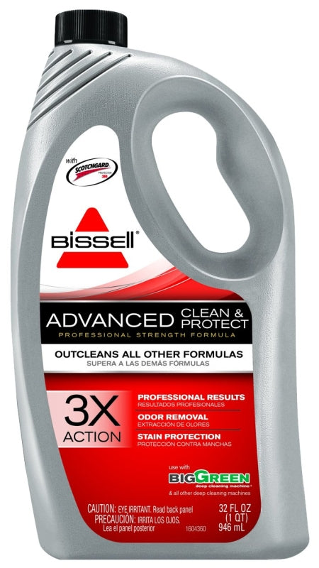 Bissell 49G5 Carpet Cleaner, 32 oz Bottle, Pale Yellow, Characteristic, Liquid, 1.06 Specific Gravity, Pack of 6