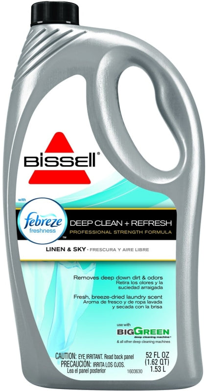 Bissell 22763 Carpet Cleaner, 52 oz Bottle, Pale Yellow, Characteristic, Pack of 6