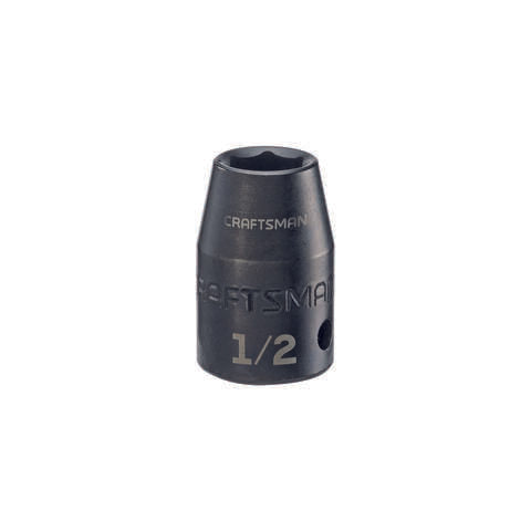 Craftsman 1/2 in. X 1/2 in. drive SAE 6 Point Shallow Impact Socket 1 pc