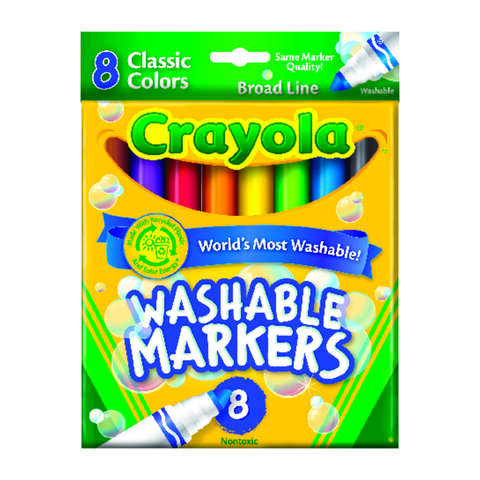 Crayola Color Max Assorted Broad Tip Markers 8 pk