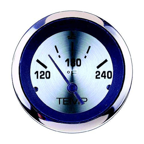 Sierra 63480P Sterling Series 2″ Stainless Steel Electric 120-240 F Dial Range Water Temperature Gauge & Requires ″D″ Sender Code