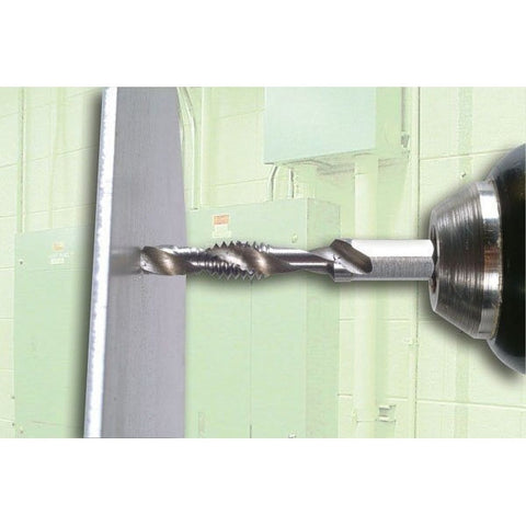 Greenlee High Speed Steel Hex #6 Drill and Tap Bit 1 pc.