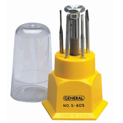 General Tools 5 Piece Assorted Precision Screwdriver Set
