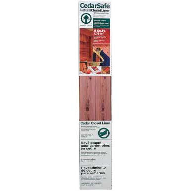 Closet Liner Cedar 15 Square Foot Package