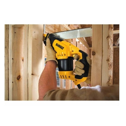 Dewalt DWE357 Compact Corded Reciprocating Saw, 120 V, 10 A, 1-1/8 in Stroke, 0 - 2800 spm