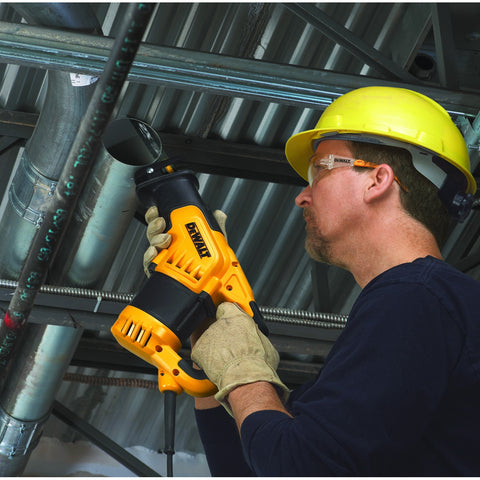 Dewalt DWE357 Compact Corded Reciprocating Saw, 120 V, 10 A, 1-1/8 in Stroke, 0 - 2800 spm