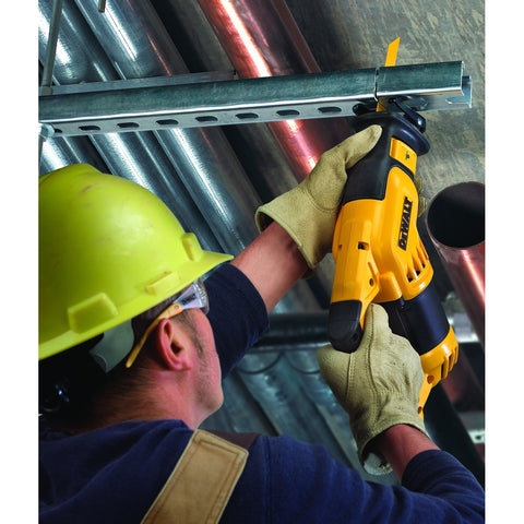 Dewalt DWE357 Compact Corded Reciprocating Saw, 120 V, 10 A, 1-1/8 in Stroke, 0 - 2800 spm