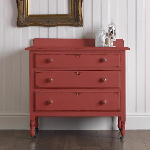 Rust-Oleum Chalked Ultra Matte Farmhouse Red Water-Based Acrylic Chalk Paint 30 oz, Pack of 2