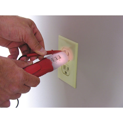 GB 3 Range Voltage Tester 80/300 VAC/VDC Red/Black