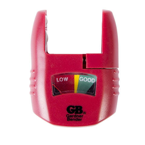 GB Analog Multiple Battery Tester Manual Red