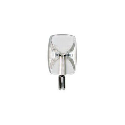 Command 17067CLR Small Designer hook, Clear