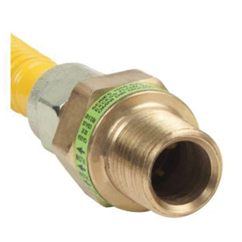 Brasscraft 1/2 in. FIP x 1/2 in. Dia. MIP Stainless Steel Gas Appliance Connector 36 in.