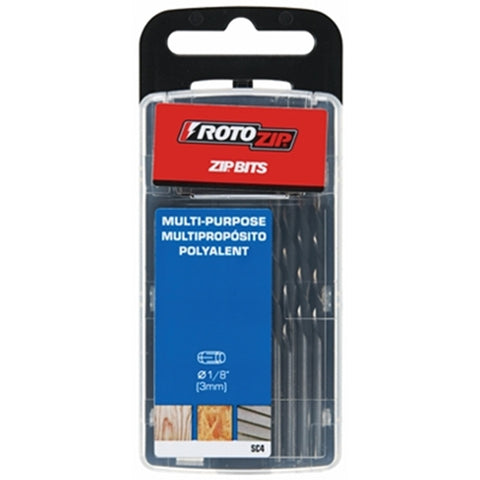 Rotozip Steel Saber Cut Zip Bit 1/8 in. 4 pk