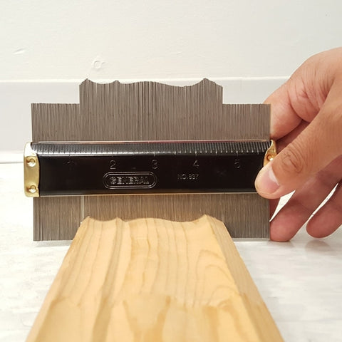 General Tools Contour Gauge 3-1/2 in. W x 6 L Stainless Steel