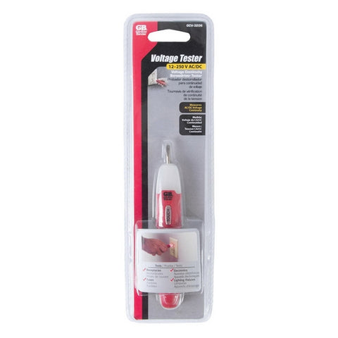 GB Voltage Continuity Screwdriver Tester 12-250 AC/DC Red