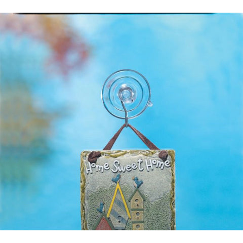 Adams Suction Cup With Hooks Plastic Clear