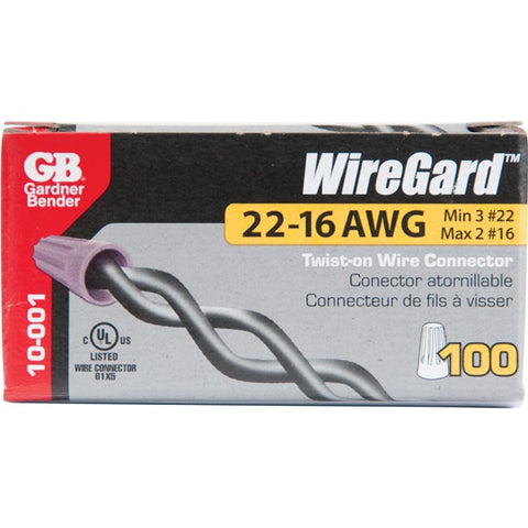 Wingguard Industrial Wire Connector Thermoplastic Gray 100