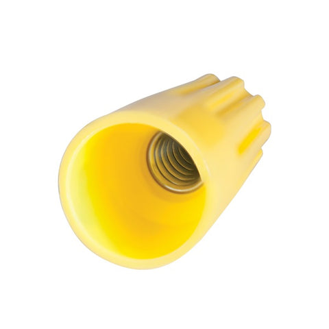 WireGard 10-004 Twist-On Wire Connector, 22 - 10 AWG, 300 V, 600 V, Thermoplastic, Yellow