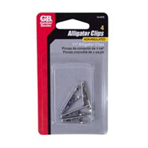 GB Alligator Clips Silver