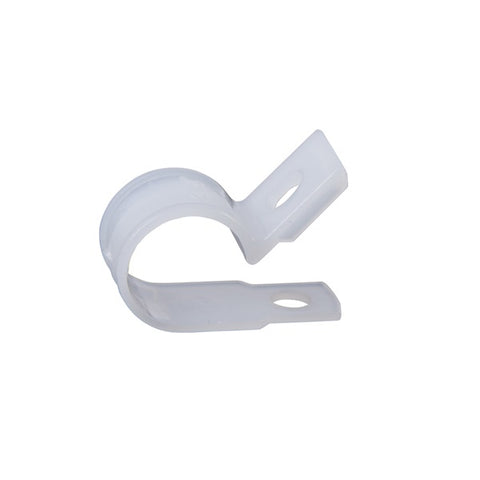 Gardner Bender 1/2 in. Dia. Plastic Cable Clamp 12 pk