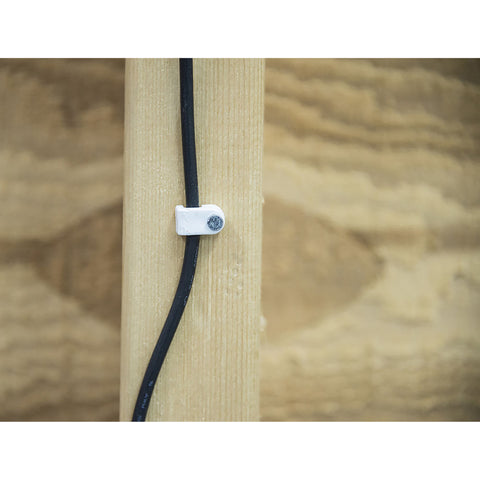 GB 3/16 in. W Zinc-plated Plastic Insulated Plastic Staple 25