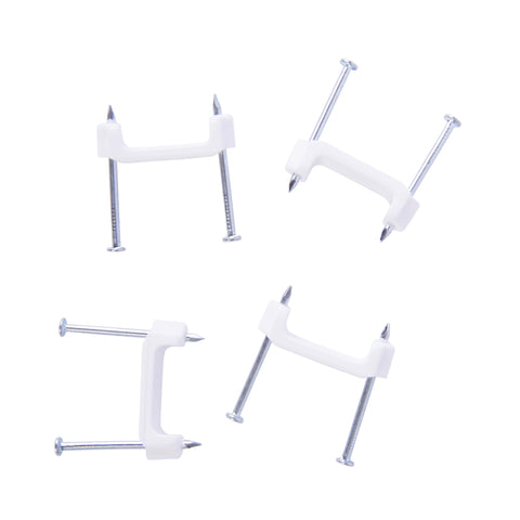 GB 3/4 in. W Zinc-plated Plastic Insulated Plastic Staple 50 bag