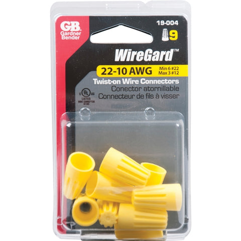 Wingguard Industrial Wire Connector Thermoplastic Yellow 9