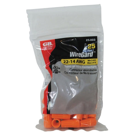 Wingguard Industrial Wire Connector Thermoplastic Orange 25