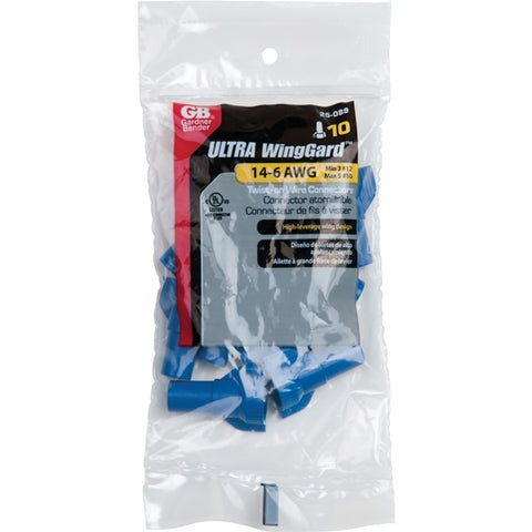 Wingguard Industrial Wire Connector Thermoplastic Blue 10