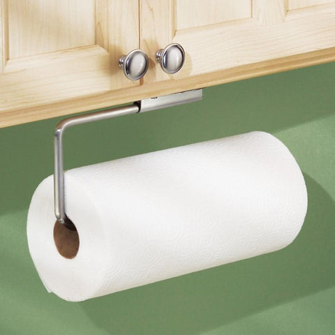 InterDesign Stainless Steel Mounted Paper Towel Holder 5.3 in. H x 12 in. L x 0.8 in. W