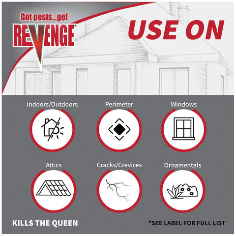 Bonide Revenge Ant Dust Insect Killer For Ants, Fleas, Ticks and More 1 lb.