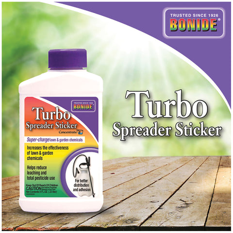 Hi-Yield Spreader Sticker Additive For Lawns, Plants, Trees 8 oz.