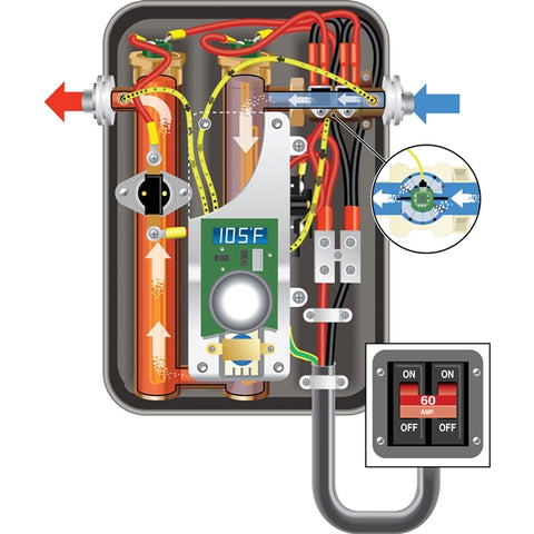 Titan® Electronic Digital Tankless Water Heater Model #N-120