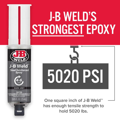 J-B Weld Extra Strength Epoxy Syringes 0.85 oz