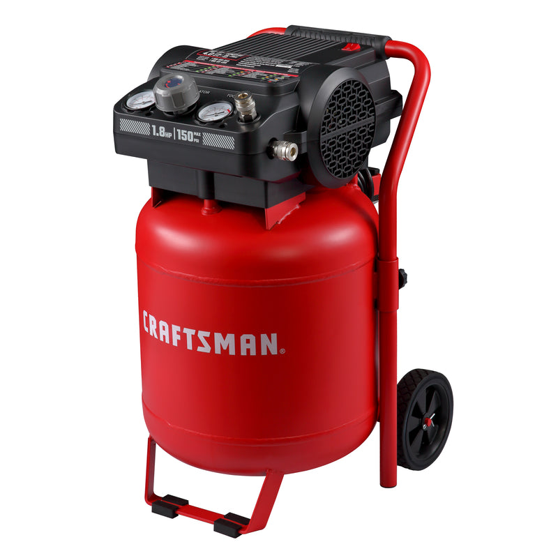 Craftsman 10 gal Vertical Portable Air Compressor 150 psi 1.8 HP ...