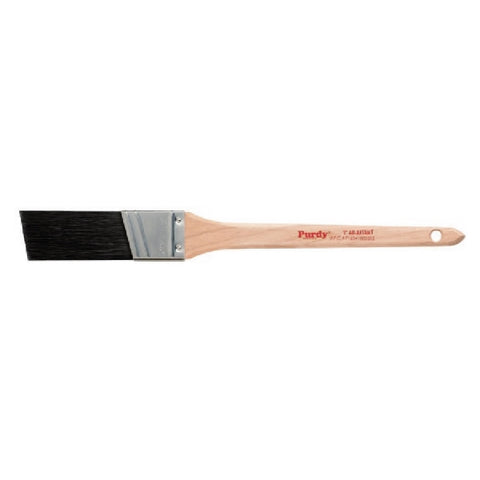 Purdy Adjutant 1 in. W Angle Black China Bristle Trim Paint Brush