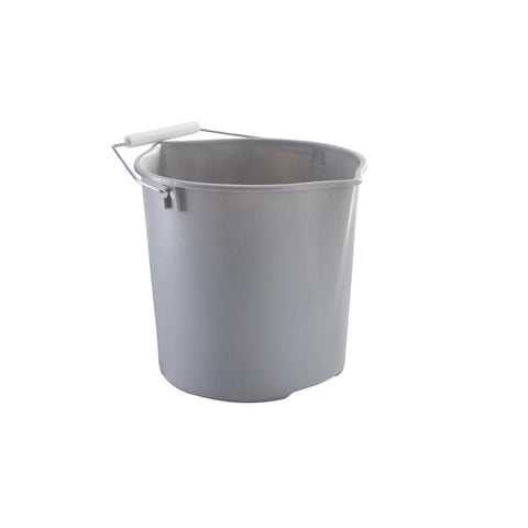 Quickie 11 qt Bucket Gray, Pack of 6