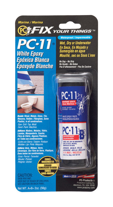 Protective Coating PC-11 2OZ. Epoxy Adhesive, White, Paste, 2 oz, Pack