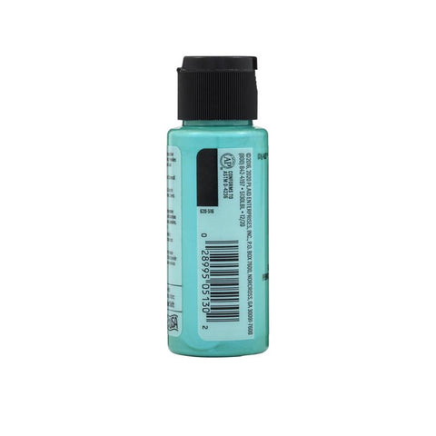 FolkArt Color Shift Metallic Aqua Flash Hobby Paint 2 oz, Pack of 3