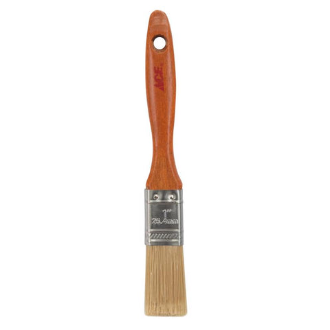 Ace Better 1 in. Flat Paint Brush, Pack of 6