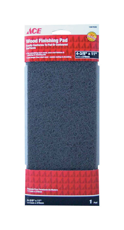 Ace 4-3/8 in. W x 11 in. L Coarse 0 Finishing Pad
