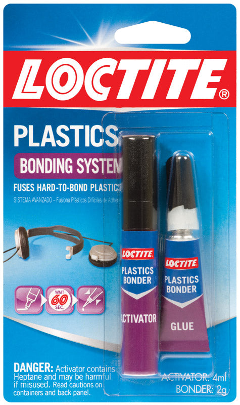 Loctite Plastic Bonding System Activated Glue 4 gm