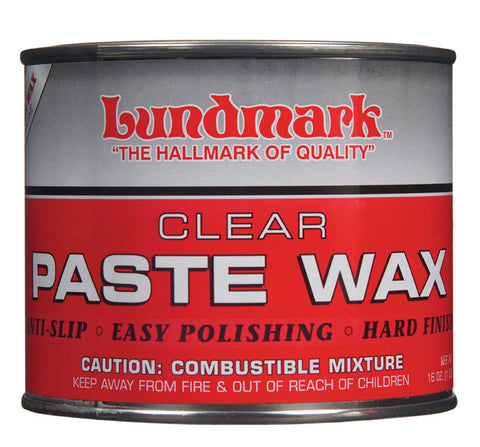 Lundmark Clear Paste Wax Floor Wax 16 oz.
