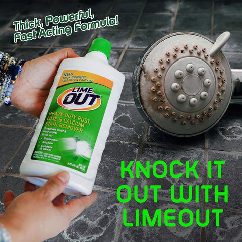 LimeOut Extra No Scent Rust & Calcium Stain Remover 24 oz Liquid, Pack of 6