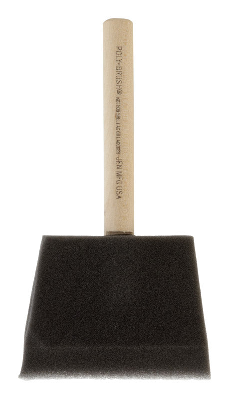 Jen 4 in. W Chiseled Foam Paint Brush
