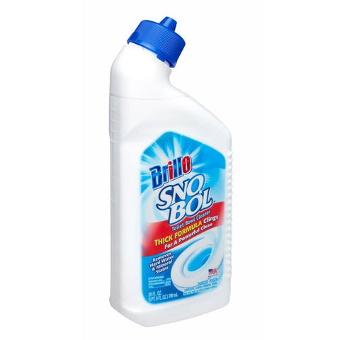 Brillo Sno Bol Clean Scent Toilet Bowl Cleaner 24 oz Liquid, Pack of 9